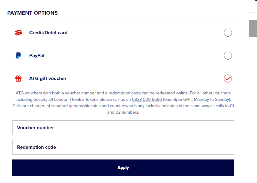 How do I redeem an ATG Gift Voucher? – ATG Tickets - United Kingdom