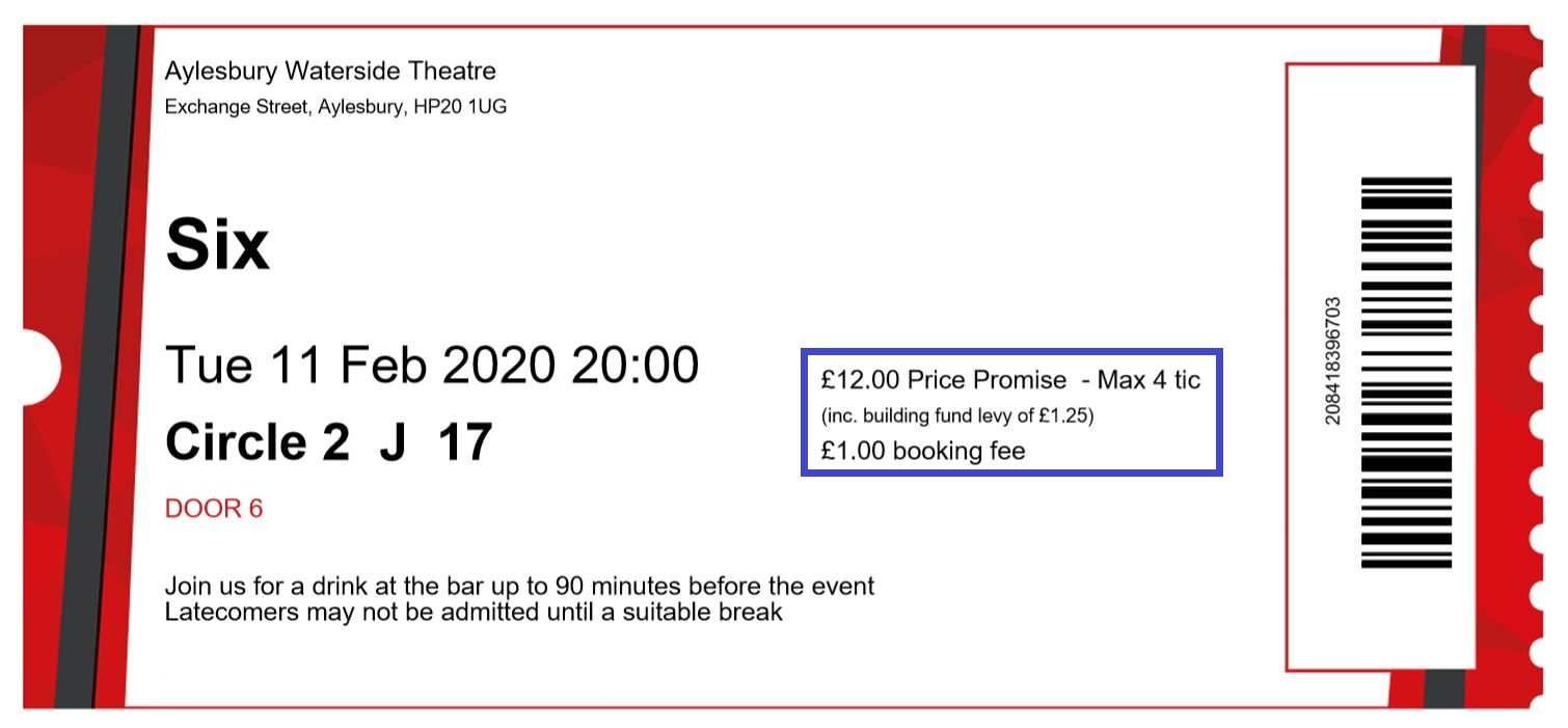 How much are ATG booking fees? ATG Tickets United Kingdom